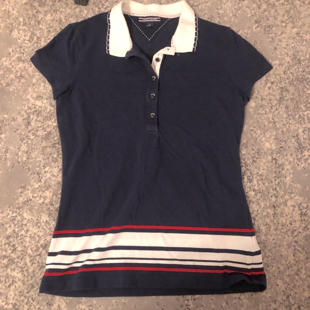 Tommy Hilfiger polo small navy dark blue